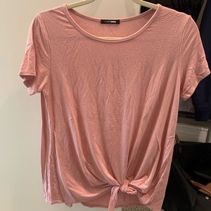 Pink short sleeve shirt